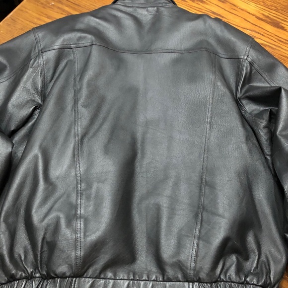 Men’s leather jacket - Picture 3 of 5